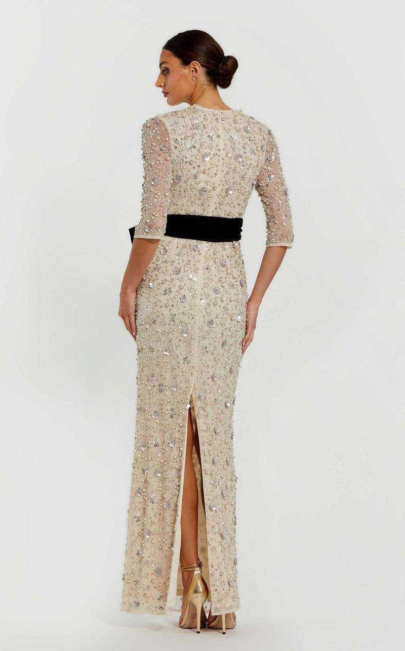 Mac Duggal 94166 Oyster-Black