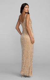 Mac Duggal 94207 Silver/Nude
