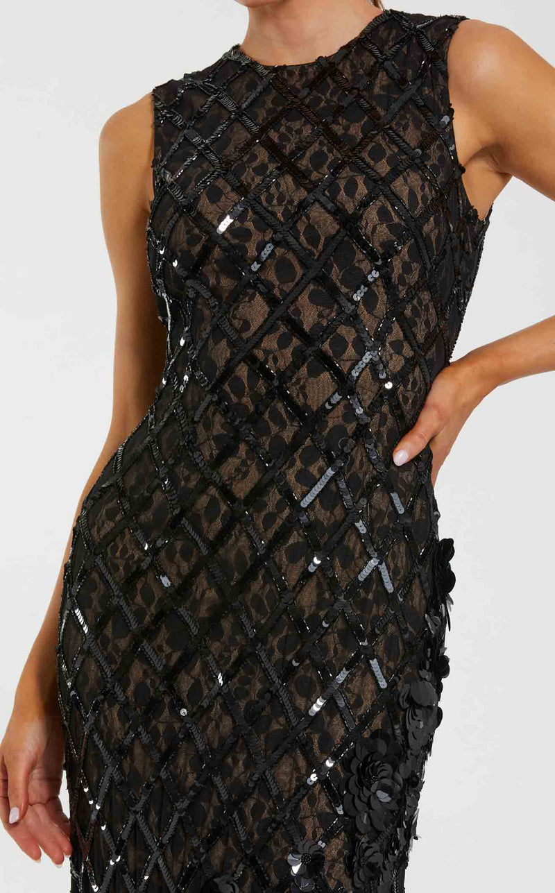 Mac Duggal 94277 Black-Nude