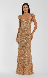 Mac Duggal 94279 Gold/Nude