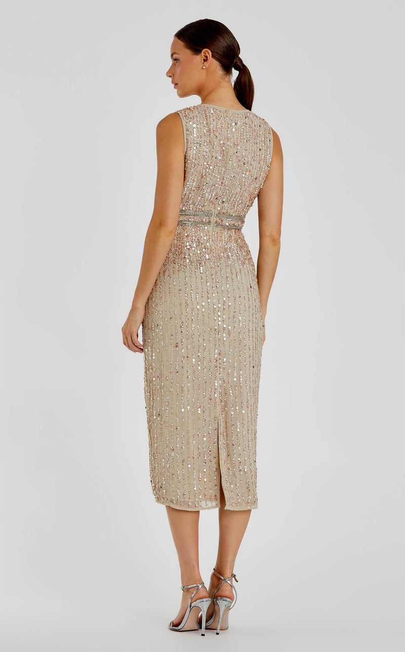 Mac Duggal A10509 Nude