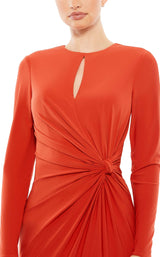 Mac Duggal A55708 Brick-Red