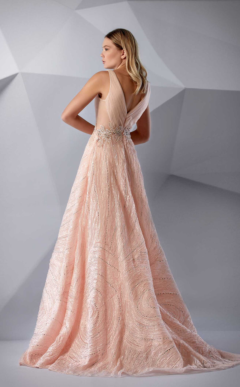 Modessa Couture M20211 Coral-Cloud
