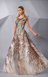 Modessa Couture M20236 Aluminum/Ruby