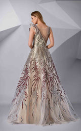 Modessa Couture M20236 Aluminum/Ruby