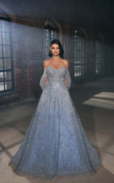 Modessa Couture M20337 Blue
