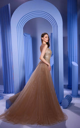 Modessa Couture M24601 Gold