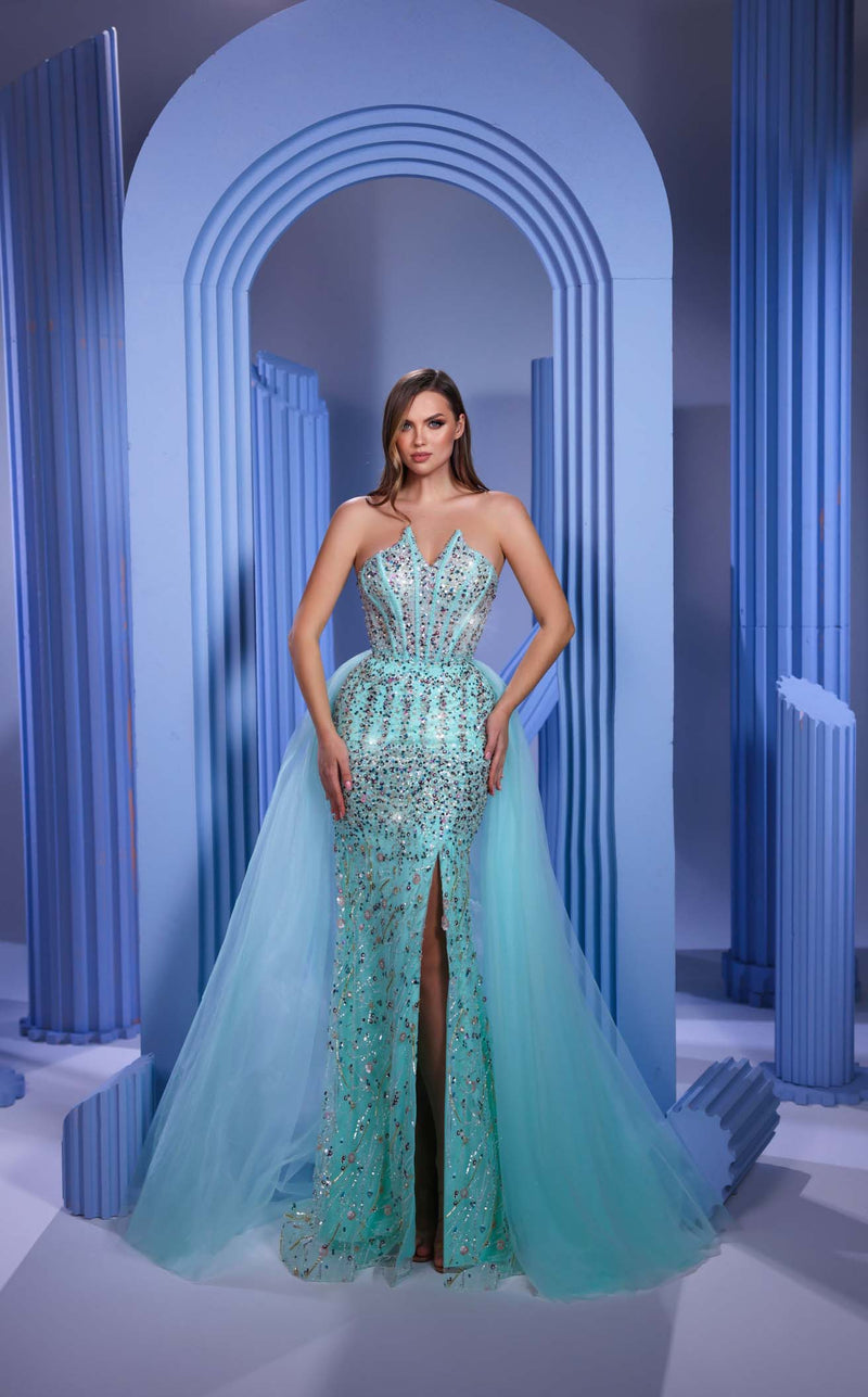 Modessa Couture M24609 Light-Blue