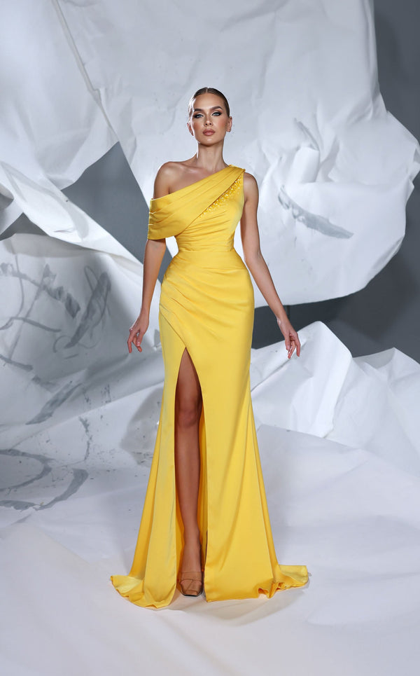 Modessa Couture M24621 Yellow