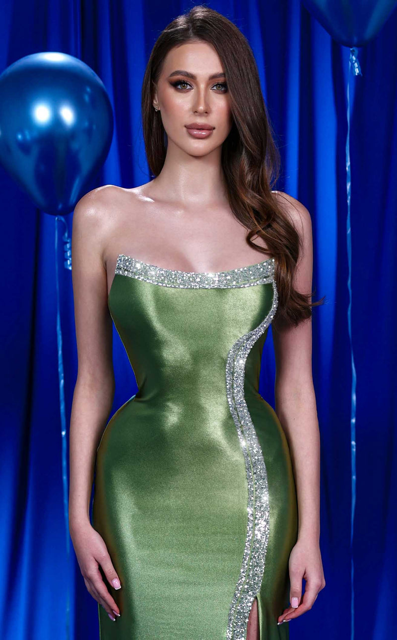 Modessa Couture M24636 Light Green