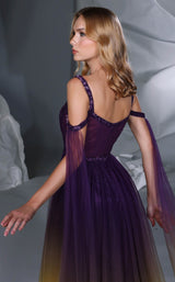 Modessa Couture M24644 Purple/Yellow