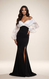 Modessa Couture M26703 Black/Ivory