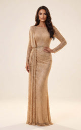 Modessa Couture M26712 Gold