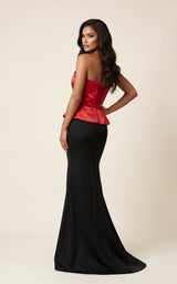 Modessa Couture M26716 Red/Black