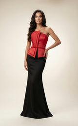 Modessa Couture M26716 Red/Black