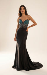Modessa Couture M26721 Black/Blue