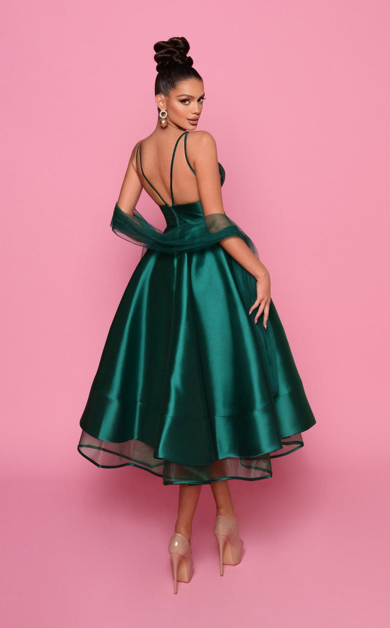 Nicoletta NP175 Dress Emerald