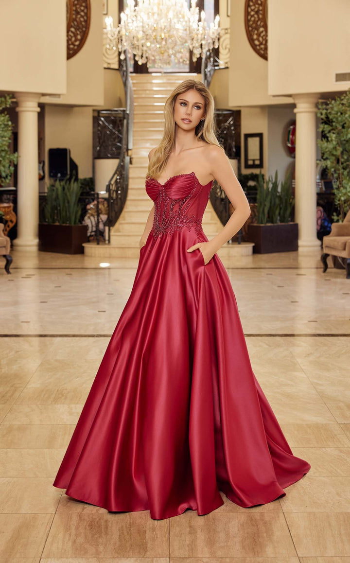 Nox Anabel Y1798 Burgundy