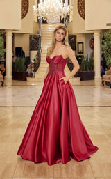 Nox Anabel Y1798 Burgundy