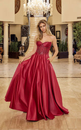 Nox Anabel Y1798 Burgundy