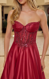 Nox Anabel Y1798 Burgundy