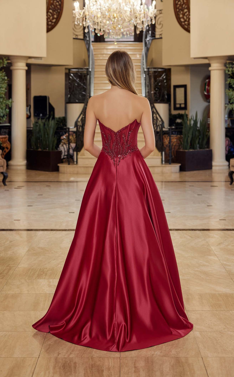 annabelle knit satin formal dress Windsor Annabelle Knit Satin Formal Dress