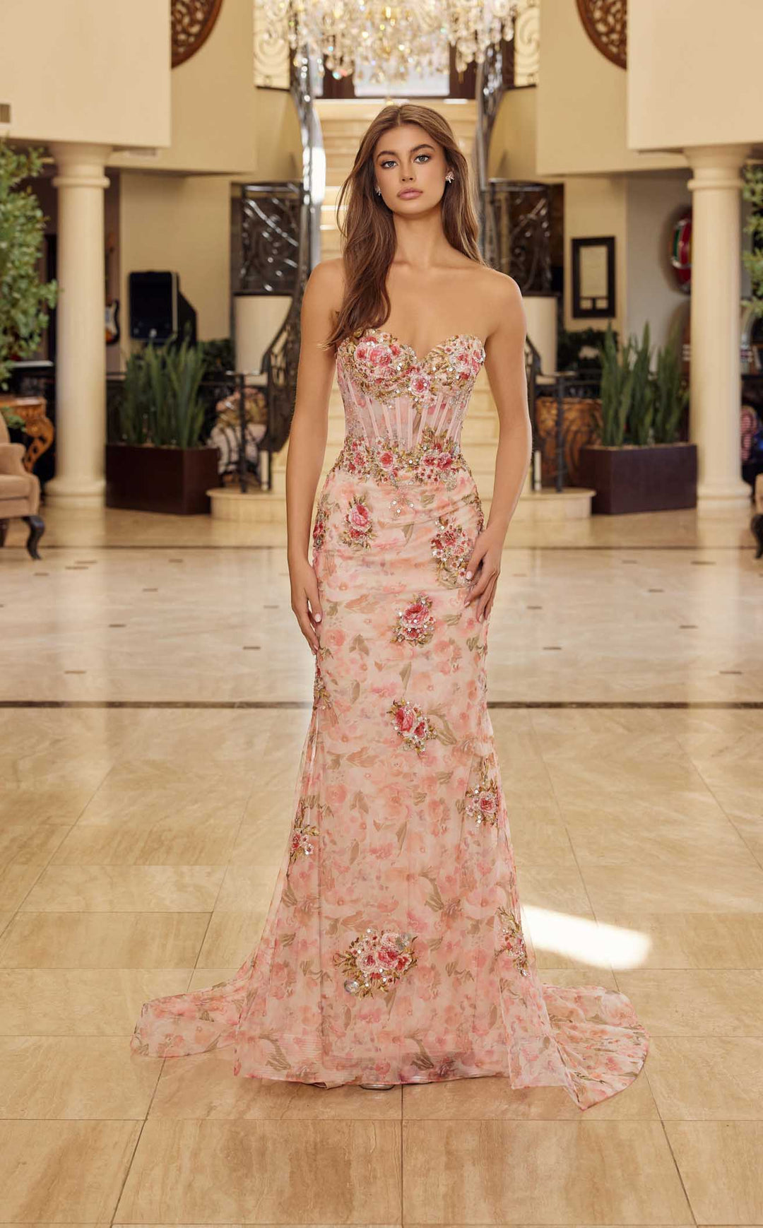 Nox Anabel Y1801 Blush Print