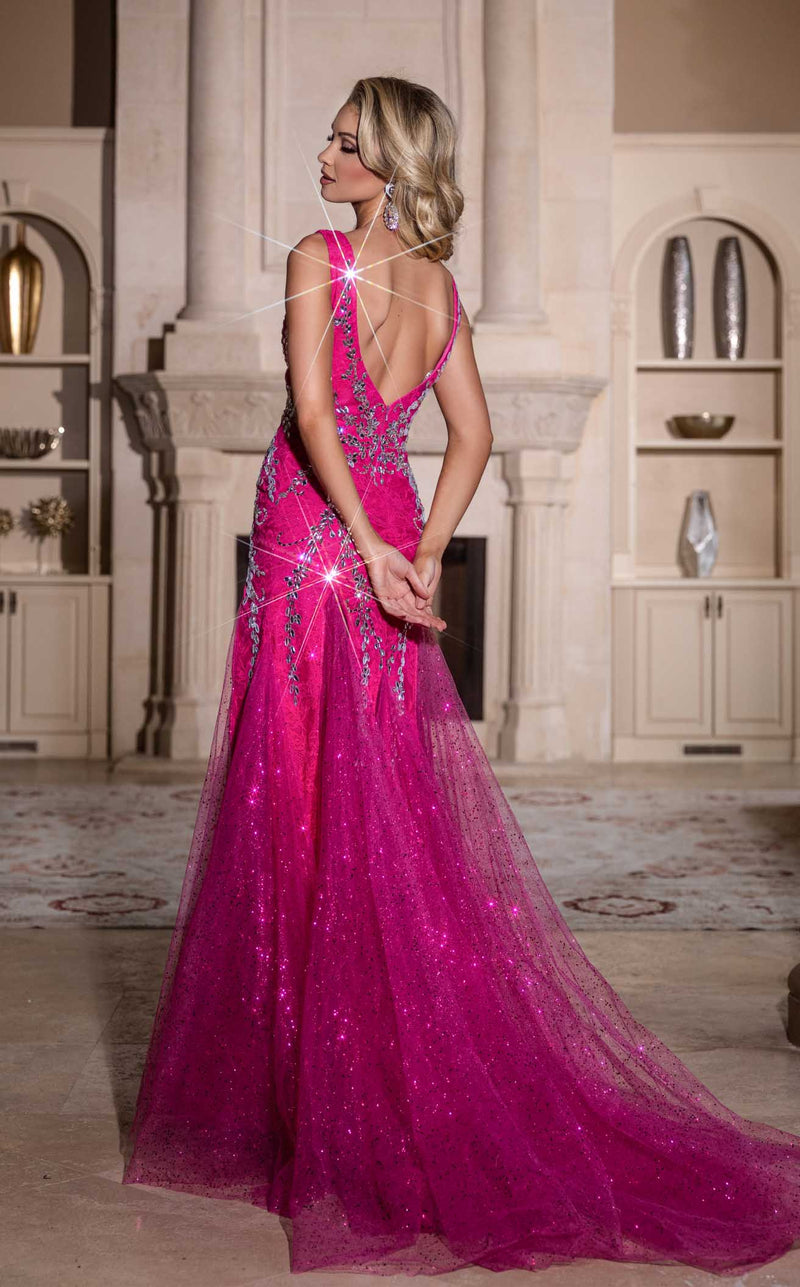 Portia and Scarlett PS25289 Hot Pink/Silver