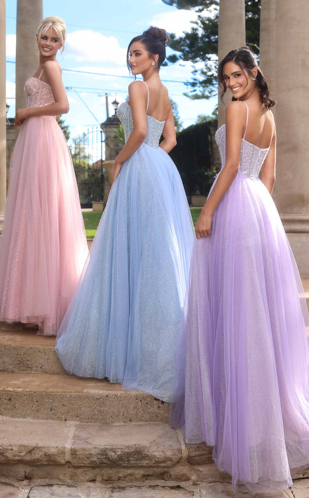 Portia and Scarlett PS25311 Blush&amp;Lilac&amp;Blue