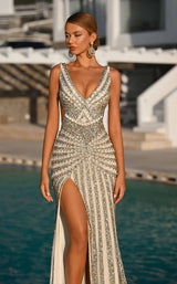 Portia and Scarlett PS25453C Ivory/Gold