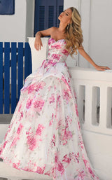 Portia and Scarlett PS26083 White-Pink