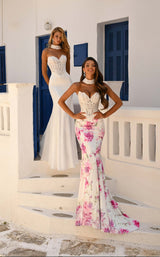 Portia and Scarlett PS26299 White-Pink