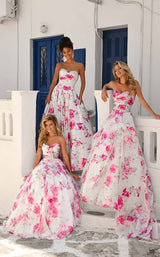 Portia and Scarlett PS26298 White-Pink