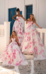 Portia and Scarlett PS26298 White-Pink