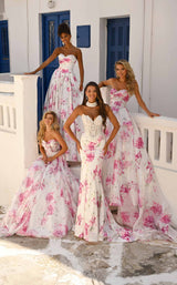 Portia and Scarlett PS26254 White-Pink