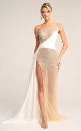 Portia and Scarlett PS26318E Ivory/Silver