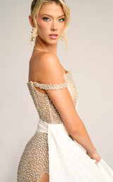Portia and Scarlett PS26318E Ivory/Silver