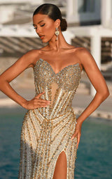 Portia and Scarlett PS26403C Ivory/Silver/Gold