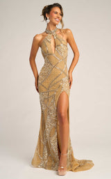 Portia and Scarlett PS26406C Nude/Silver