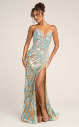 Portia and Scarlett PS26413C Nude/Blue/Silver