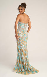 Portia and Scarlett PS26413C Nude/Blue/Silver