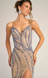 Portia and Scarlett PS26417C Nude/Blue/Silver