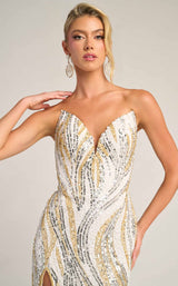 Portia and Scarlett PS26419C Ivory/Gold