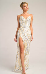 Portia and Scarlett PS26419C Ivory/Gold