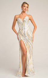 Portia and Scarlett PS26419C Ivory/Gold
