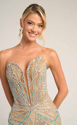 Portia and Scarlett PS26423C Nude/Blue/Silver