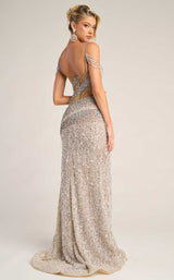 Portia and Scarlett PS26428C Nude/Silver/Blue