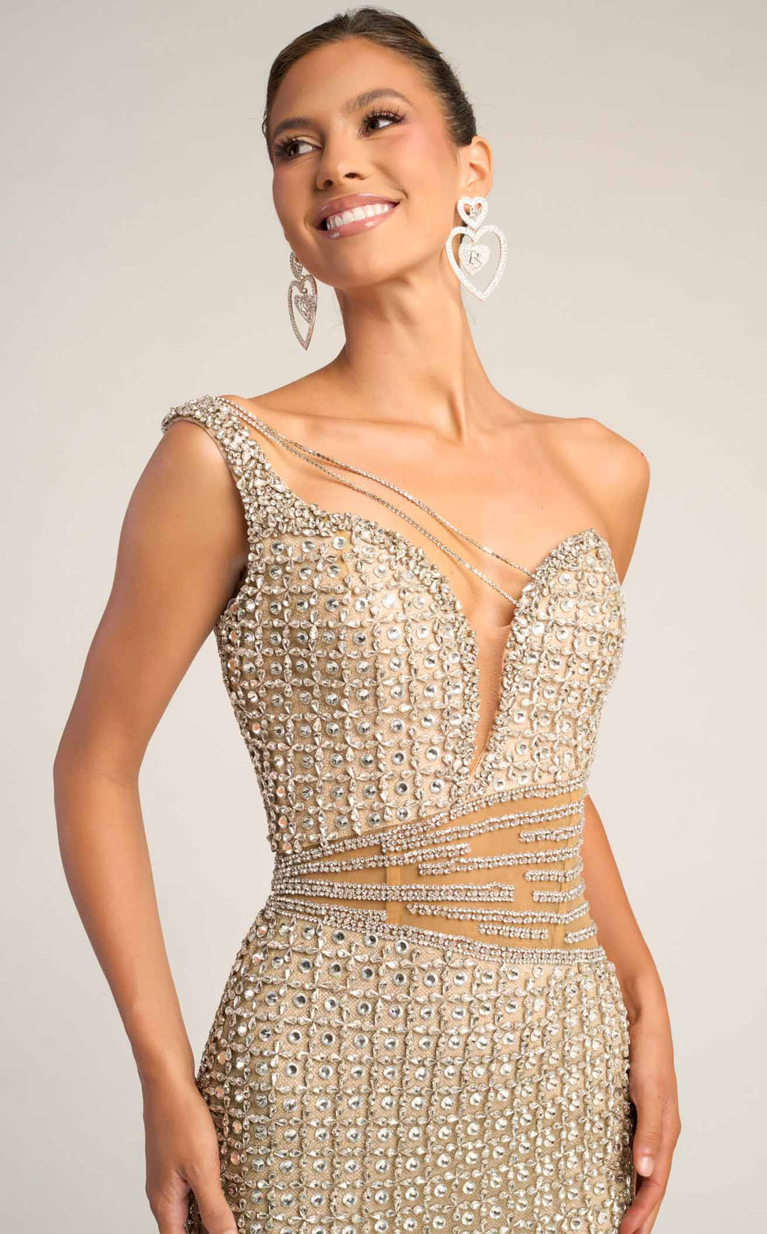 Portia and Scarlett PS26434C Nude/Silver