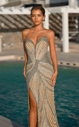 Portia and Scarlett PS26448C Nude/Silver