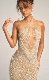 Portia and Scarlett PS26454C Nude/Silver